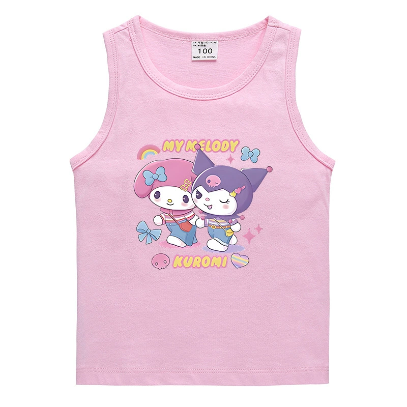 Children's summer clothing, base body-friendly vest sleevless, Korean style, absorbs sweat and smell