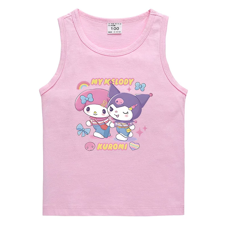 Children's summer clothing, base body-friendly vest sleevless, Korean style, absorbs sweat and smell