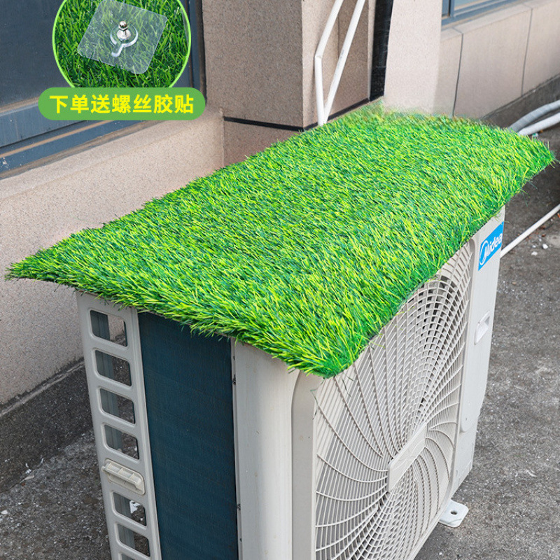 Aire acondicionado cubierta protectora de la unidad exterior a prueba de lluvia, protección solar, esterilla a prueba de agua, aislamiento acústico de la unidad exterior a prueba de goteo de sombrilla, protector de lluvia