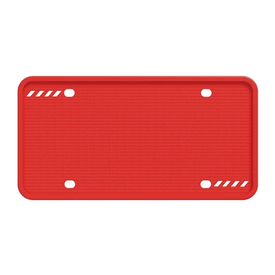 Silicone License Plate Frame, Us Standard License plate holder/license plate holder - red-leaflet