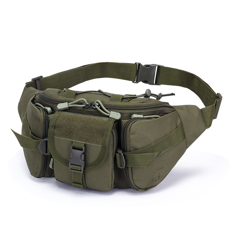 Amazon Cross-Border Outdoor Sports Waist Bag Fishing Multi-Functional Chest Bag Men and Women Camouflage Fashion Business Chicken Waist Bag