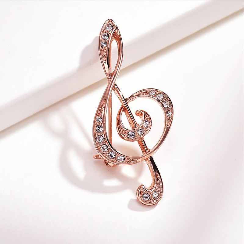 Treble Clef Brooch Musical Note Pin For Women And Men Suits_voghion.com