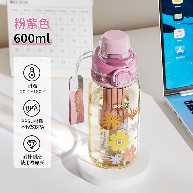 ppsu孕妇水杯 吸管杯大容量成人孕妇专用刻度学生儿童杯子|undefined