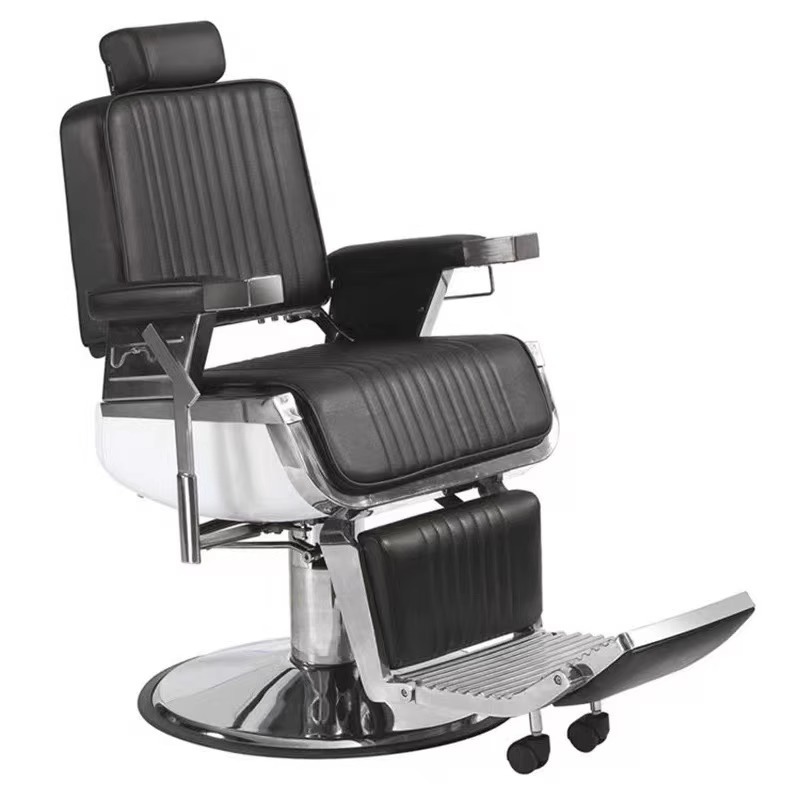 Silla de barbería transfronteriza silla de barbería especial para salón de grasa silla de barbería de afeitar reclinable silla de barbería retro