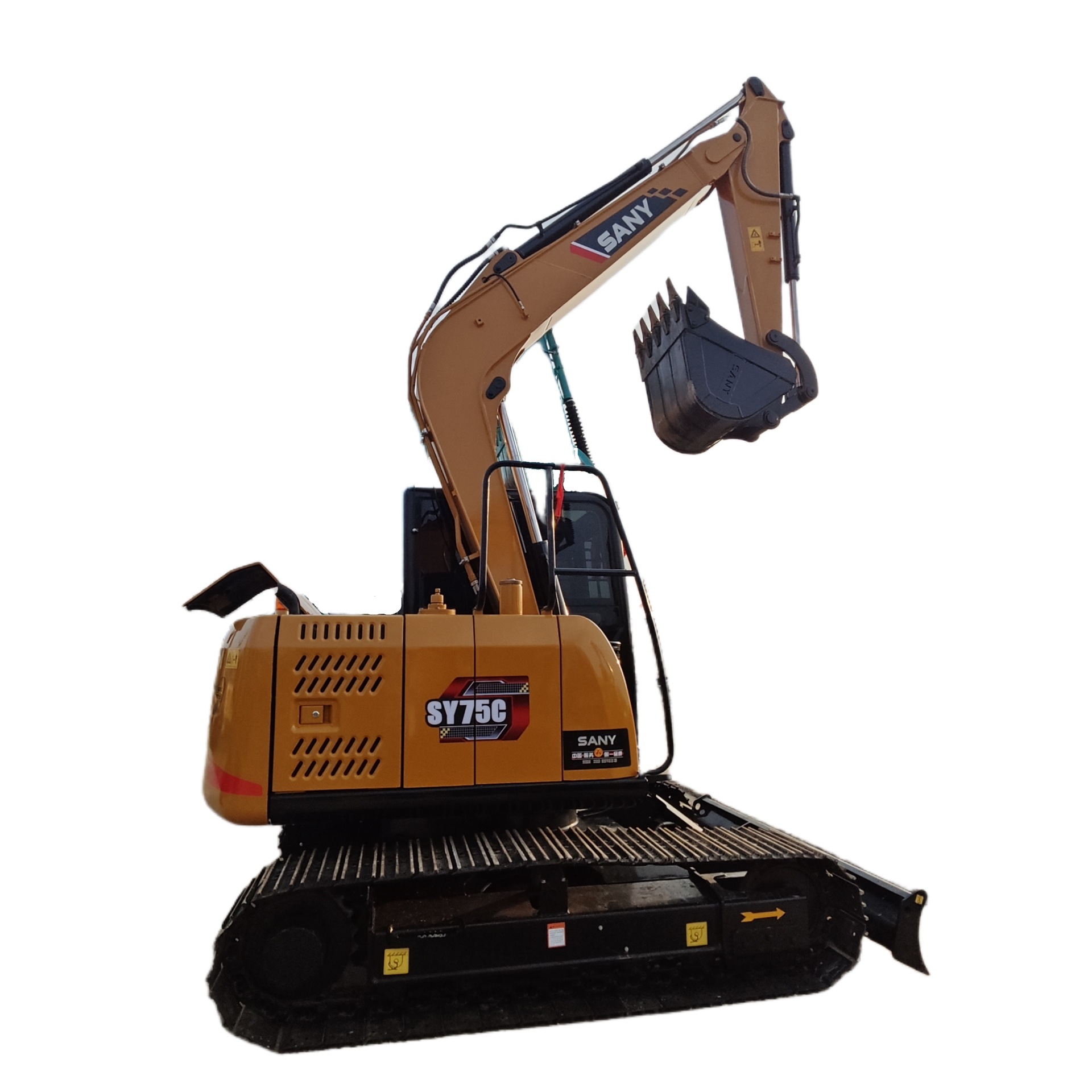 原装二手三一SY75C挖掘机，状况良好，7吨二手履带式挖掘机