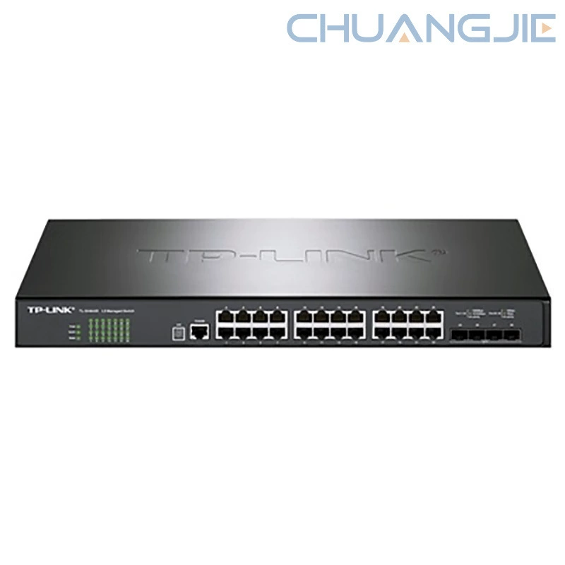 TP-LINK TL-SH6428 10 Gigabit uplink stacking three-layer network management switch/24GE+4SFP+