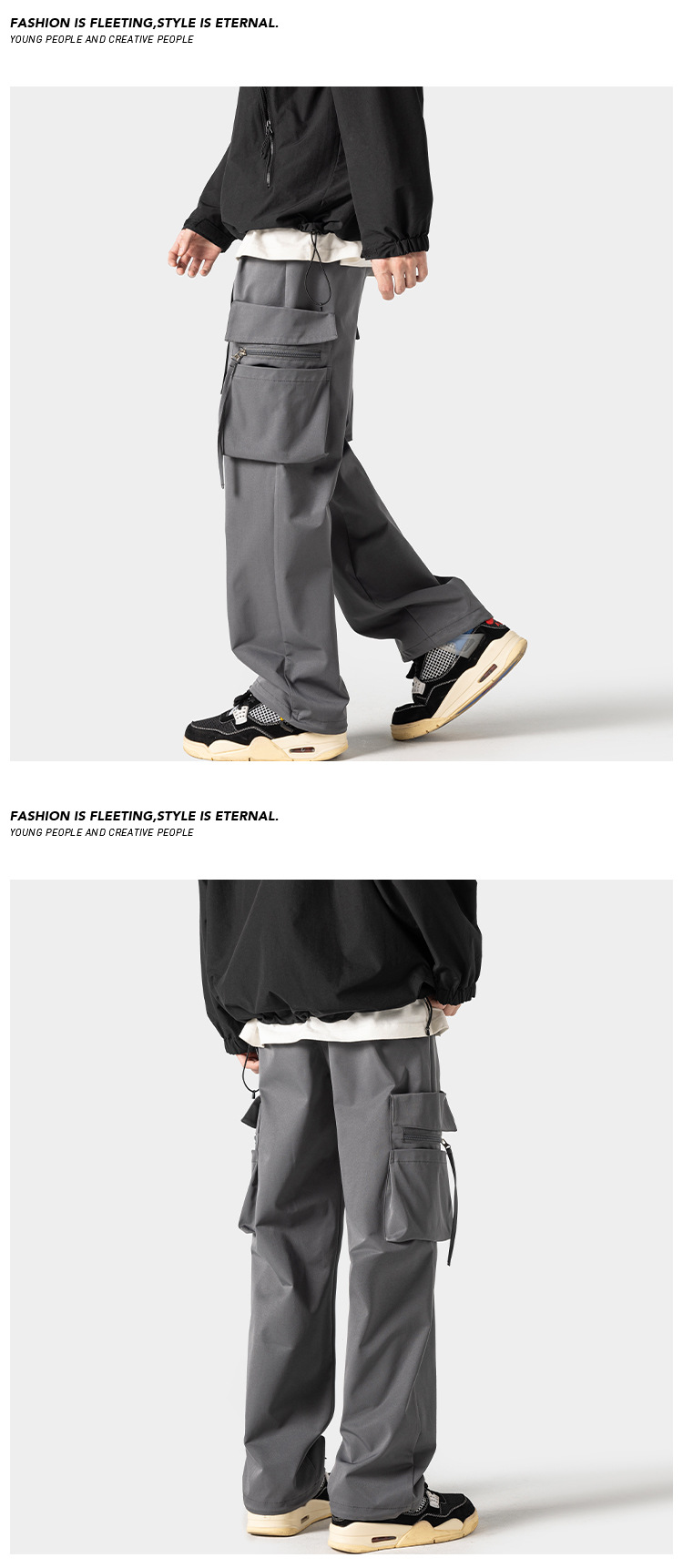 Men's Outdoor Tactical Windproof Waterproof Functional Pants_voghion.com
