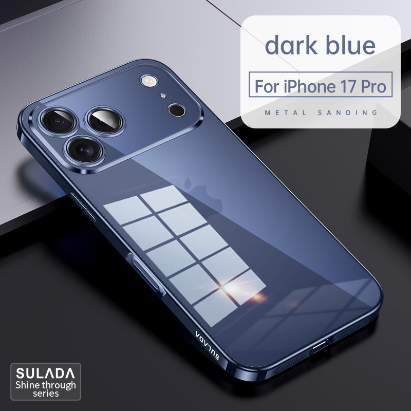 苹果17电镀透明壳SULADA炫透适用iPhone17超薄TPU保护套17Promax|undefined