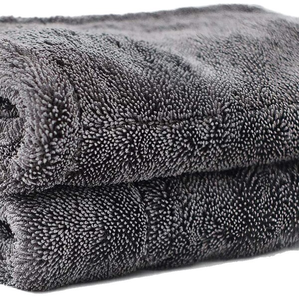 Pigtailed car wiping towel double-layer microfiber rag twisting…