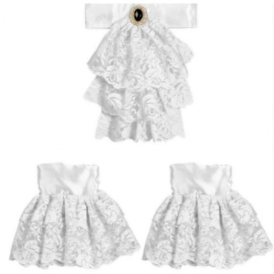 Amazon Cross-Border Vintage Lolita Lace Detachable Collar Set with Lace Wristband and Neckband, Available for Dropshipping