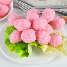 PVC仿真食物微缩食玩仿真火锅虾丸道具DIY仿真烧烤串模型道具