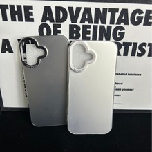 一体IMD彩银壳适用于iPhone16Pro手机壳苹果15素材可彩绘14保护套