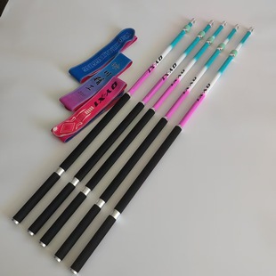 Competitive Carbon Fishing Net Rod 2.1m Leisure Wild Fishing Net Rod Carbon Color Fishing Net Wholesale