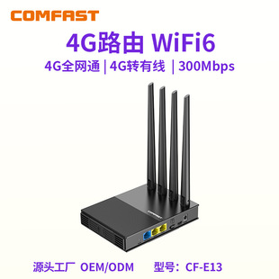 Comfast Cf-E13 Wifi6 300M4G Full Network Wireless Router Sim Card Plug-In Card Suitable for Overseas Use