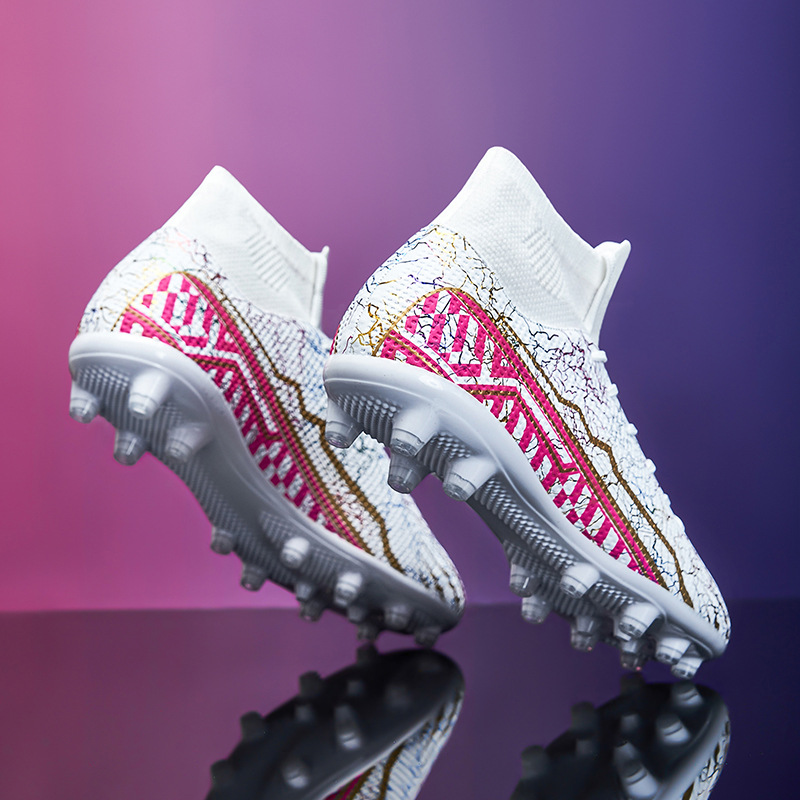 ShoeGlobe Cross-Border Mandarin Duck Football Men's Broken AG Long Nails Youth Children's Sports Boys' Elementary School Training_voghion.com