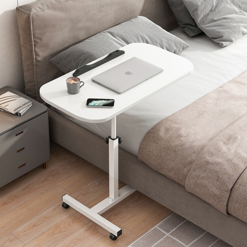 Lazy Laptop Table Bed Desk Bedroom Simple Mobile Table Foldable Rotating Lift Bedside Table