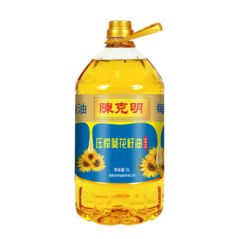 陳克明ひまわり種子油 5リットル食用油樽詰め 家庭用および業務用大型包装油 食用油および穀物メーカー卸売|undefined