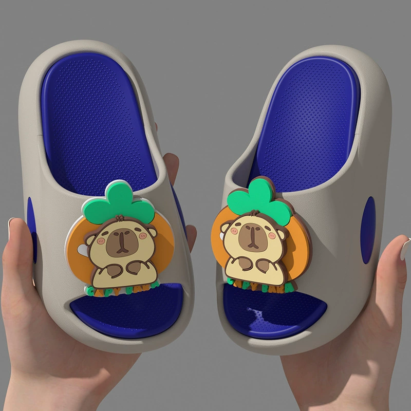 Детские холодные тапочки, чтобы наступить на фекалии Летний мультфильм милые мальчики и девочки