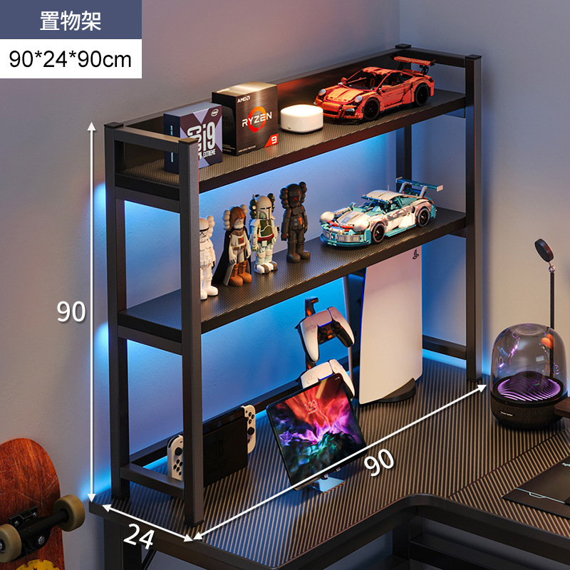 Esquina e-sports escritorio doble escritorio de la computadora escritorio hogar escritorio estantería combinación dormitorio escritorio juego de escritorio