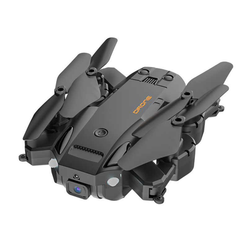 Evitación de obstáculos transfronteriza uav 4k fotografía aérea hd de doble cámara de cuatro ejes aviones de control remoto plegable avión drone