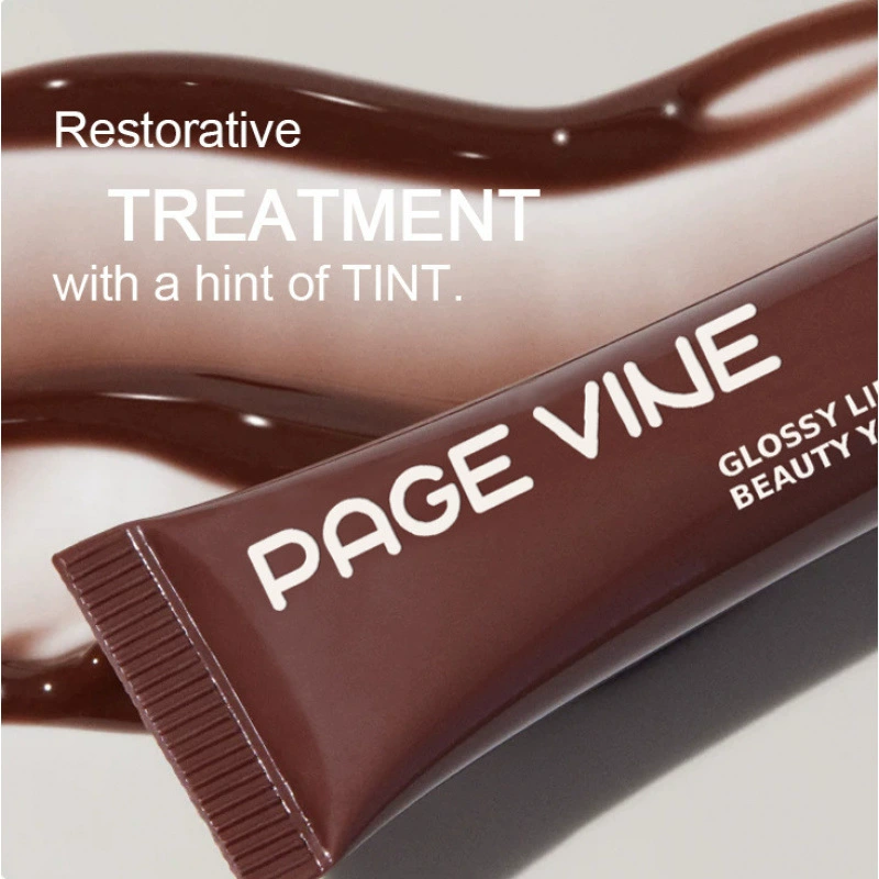Внешняя торговля PAGE VINE полипептидный блеск для губ жидкий блеск для губ водный блеск глазурь для губ масло для увеличения объема губ увлажняющий бальзам для губ трансграничный