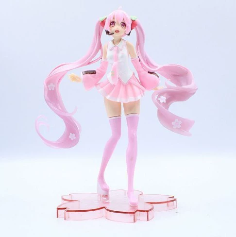 Фигурка Hatsune Miku, ПВХ, ~23 см — варианты Sakura и Cinderella в коробке