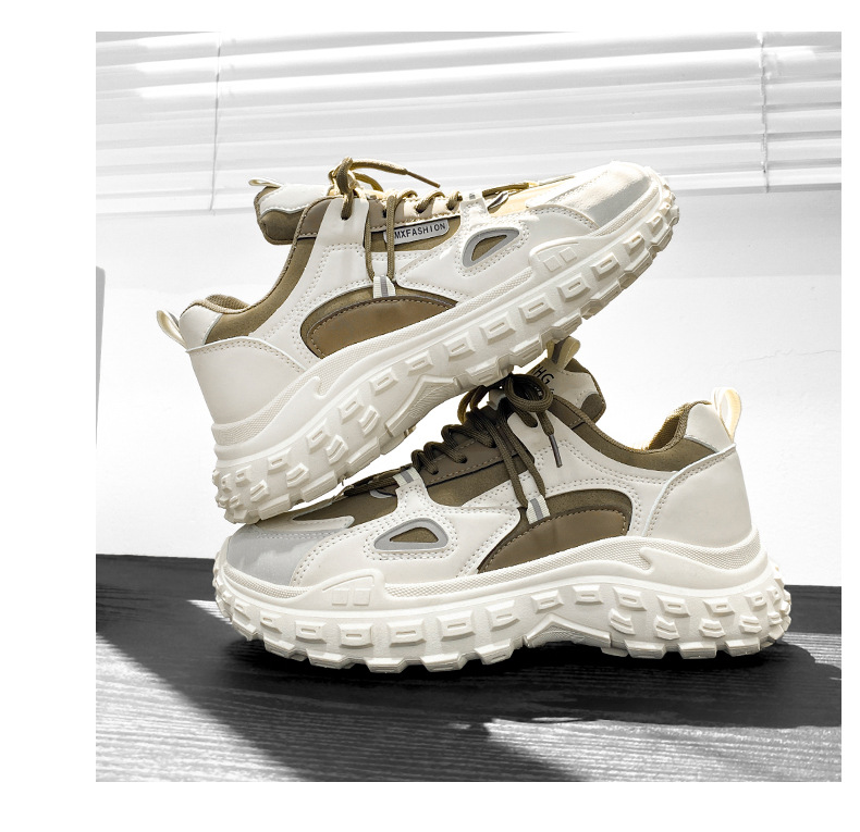 Men Casual Shoes Running Shoes Leather Shoes Sneakers Mesh Versatile Arch Support Slip Resistant Footgear Sneakers_voghion.com