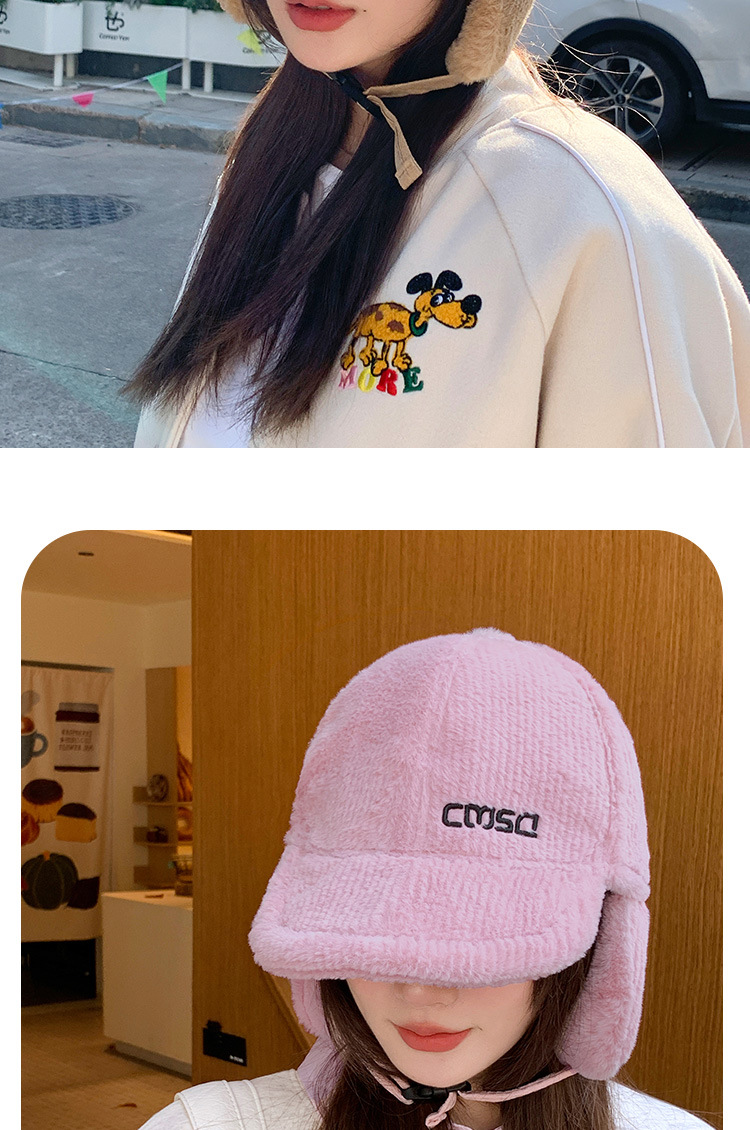 Winter Baseball Cap With Ear Protection For Women Windproof_voghion.com