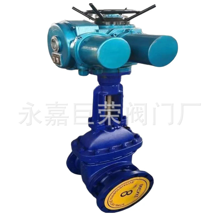 南高阀门供应 PZ941TC-40C DN80 电动陶瓷闸阀 铸钢排渣阀