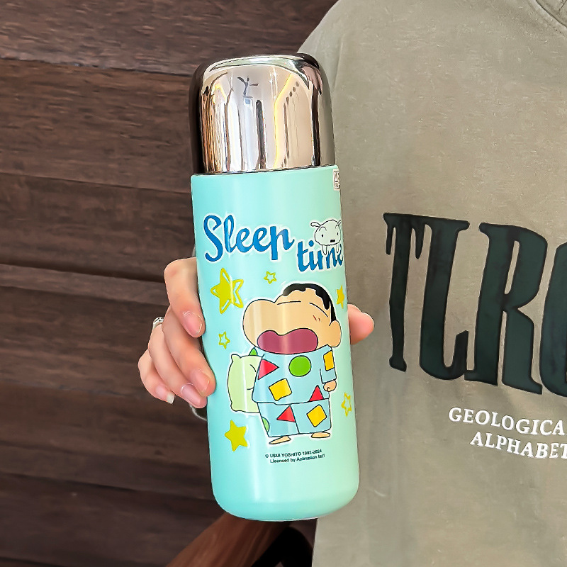 Crayón pequeño nuevo taza de té de gran capacidad taza de dibujos animados de alta calidad 316 taza de acero inoxidable para niños