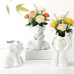 ���R�d����W�L���wˇ�g��ƿ�[����ˇƷ�羳Face Vase Women