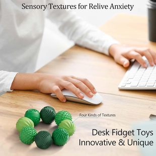 Nissen Cross-Border Hot Selling Silicone Magnetic Ball Finger Toy Stress Relief Sensory Toy Fun Desk Toy