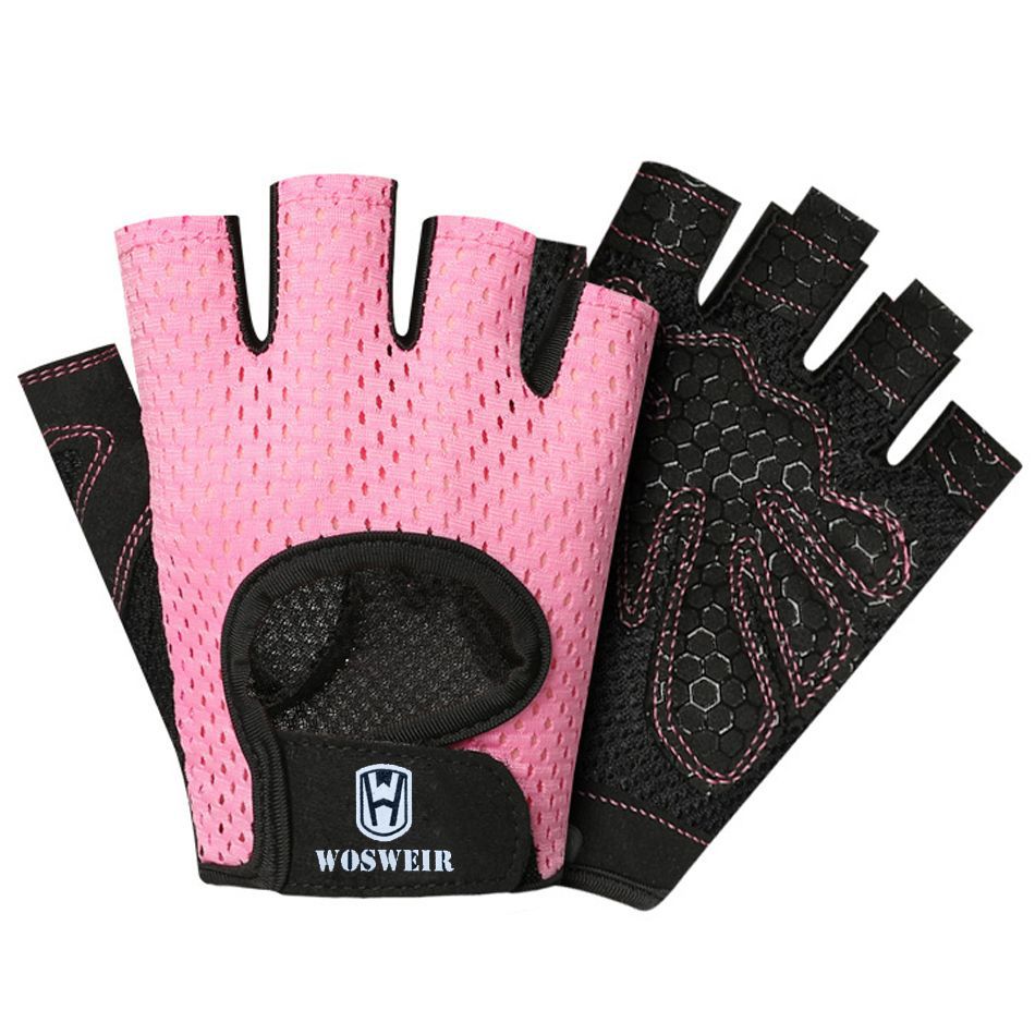 Guantes de fitness de verano para hombres y mujeres delgados barra horizontal equipo antideslizante entrenamiento anti-capullo resistente al desgaste deportes medio dedo guantes
