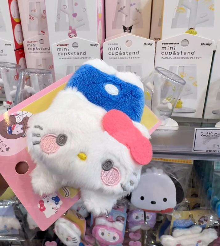 新しいかわいい漫画猫ぬいぐるみヘアピンカモノハシクリップ超かわいい人形サイドクリップ新しいサンリオ女性|undefined