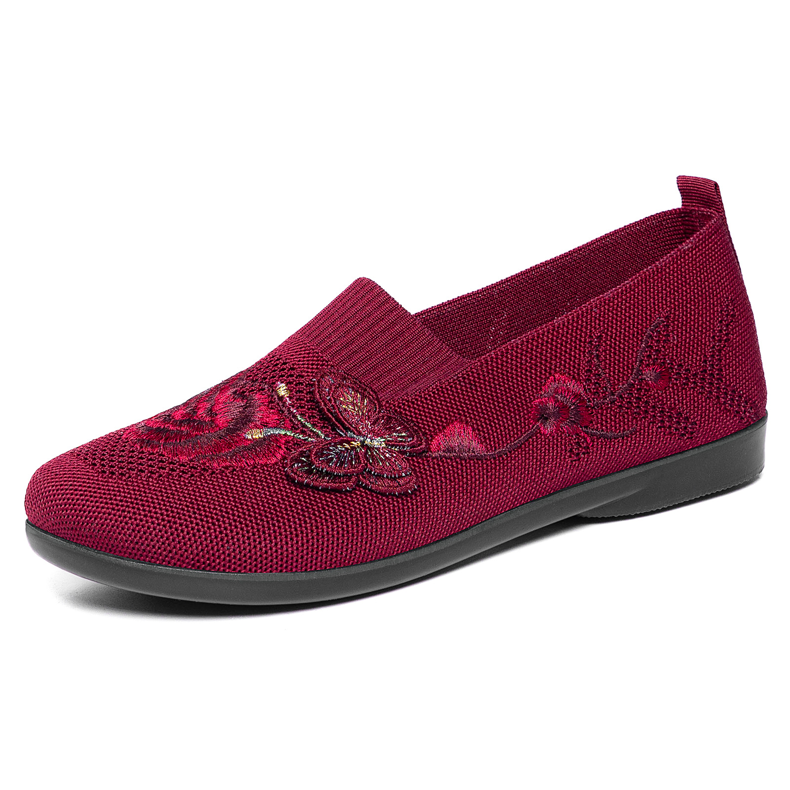 Viejos zapatos de tela de Beijing para mujeres de verano transpirables ligeros zapatos de tela plana con suela suave zapatos casuales únicos cómodos image 6