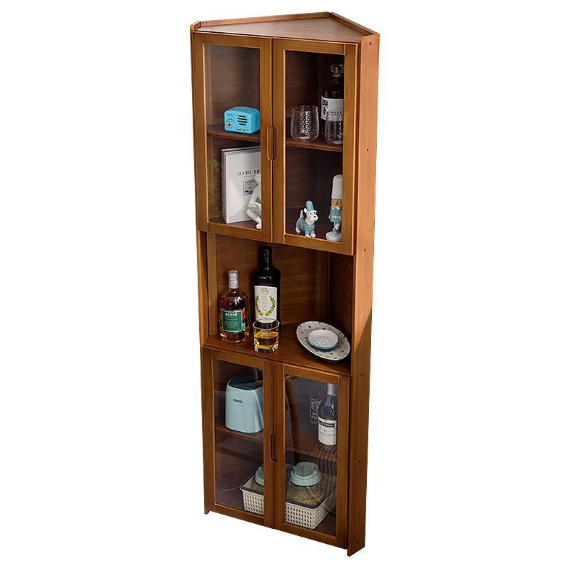 Corner Sideboard Wine Cabinet Storage Cabinet Kitchen Cupboard Tea Cabinet Restaurant Meal Preparation Cabinet Modern Minimalist Living Room Wall