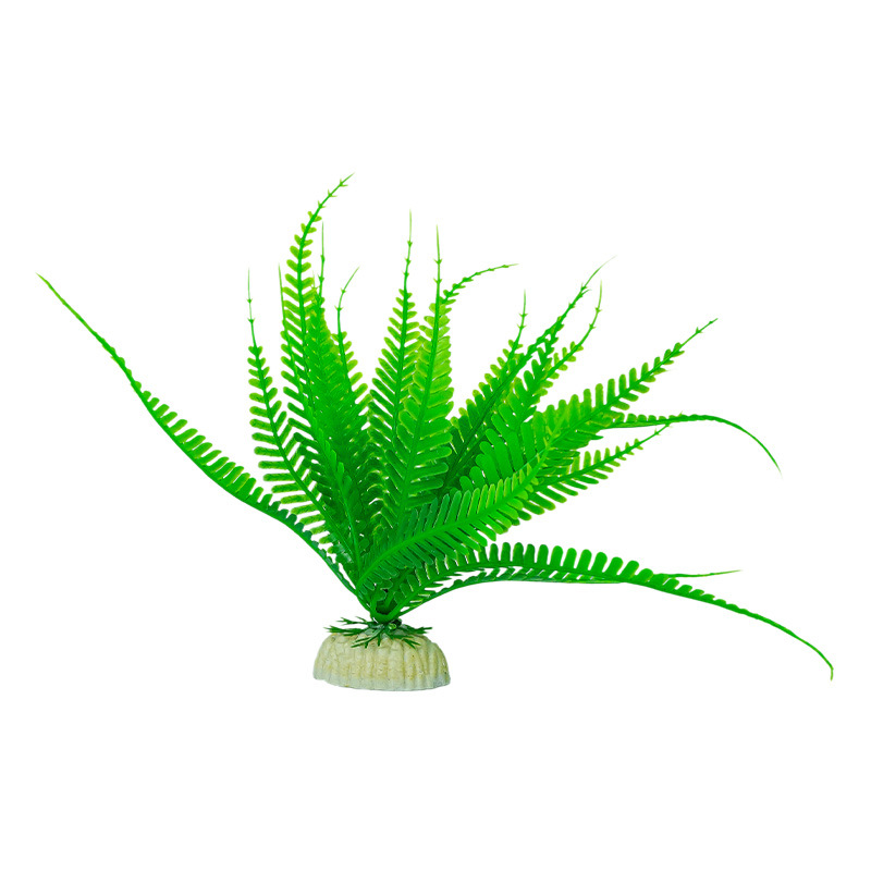 Pecera Decoración Planta Flor de plástico Flor falsa Pecera Paisaje Hoja de bambú Simulación al por mayor Agua de hierba Hotel Decoración de mesa de arena