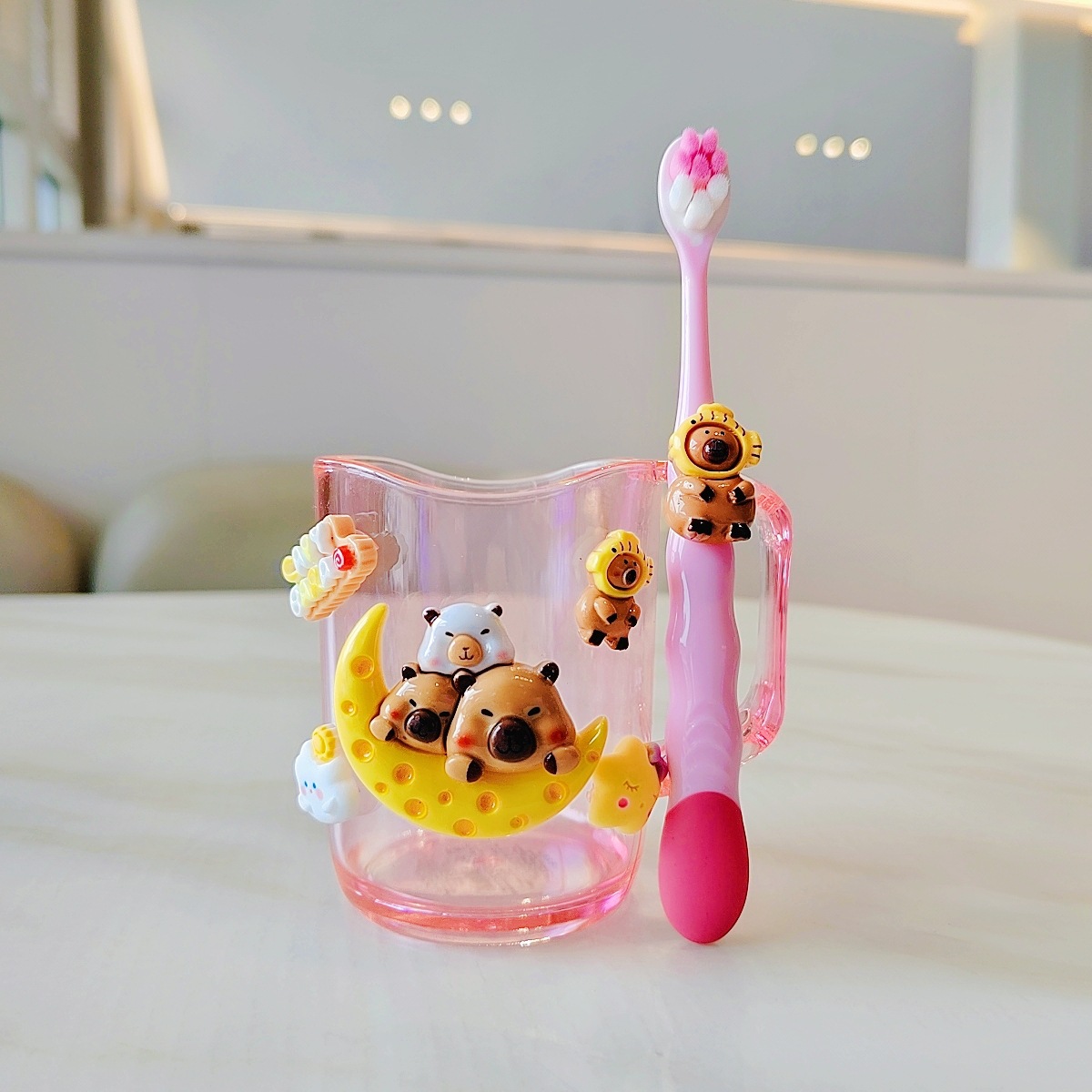 웨이브 컵 세트 [핑크 칼라]