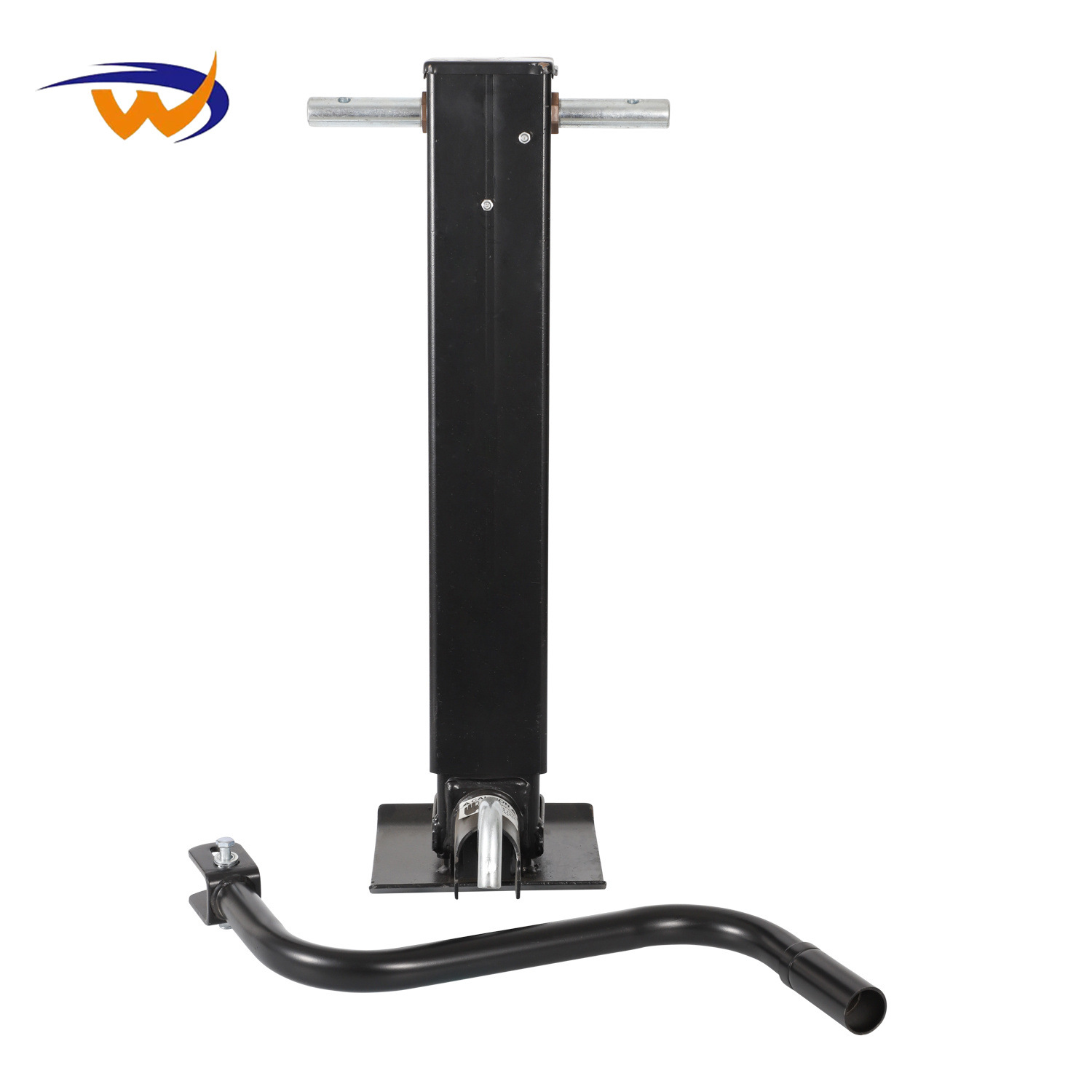 房车手摇千斤顶重型方管美式大载荷支撑拖车支架房车支撑腿