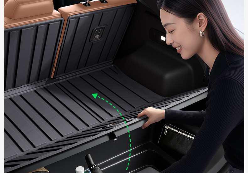 Suitable for 26 models of Starlight L, TPE integrated trunk mat, interior modification accessories, Wuling floor mat supplies