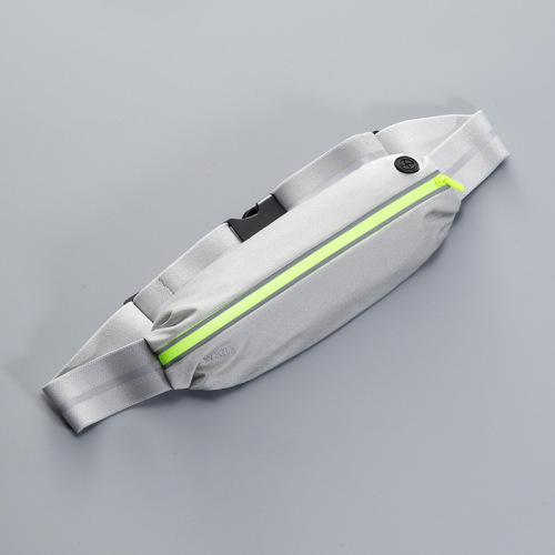 Sports waist bag, running mobile phone bag, men's and women's outdoor equipment waterproof invisible new mini small belt reflective bag