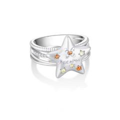 【明星同款】小众做旧个性满天星星戒指女