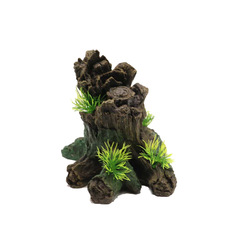 創意樹樁仿真樹頭魚缸裝飾品 爬寵造景沉木水族箱魚缸造景樹頭