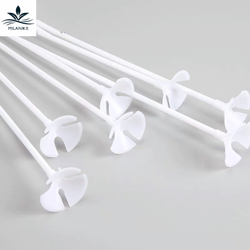 Milán soporte de globo de plástico Varilla de fresa ramo hecho a mano material de bricolaje globo Varilla de Apple soporte inferior Accesorios