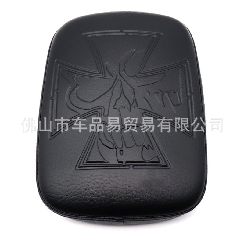 Suitable for Harley retro 883/1200 X48 modified suction cup rear seat cushion with cross embossed seat pad
