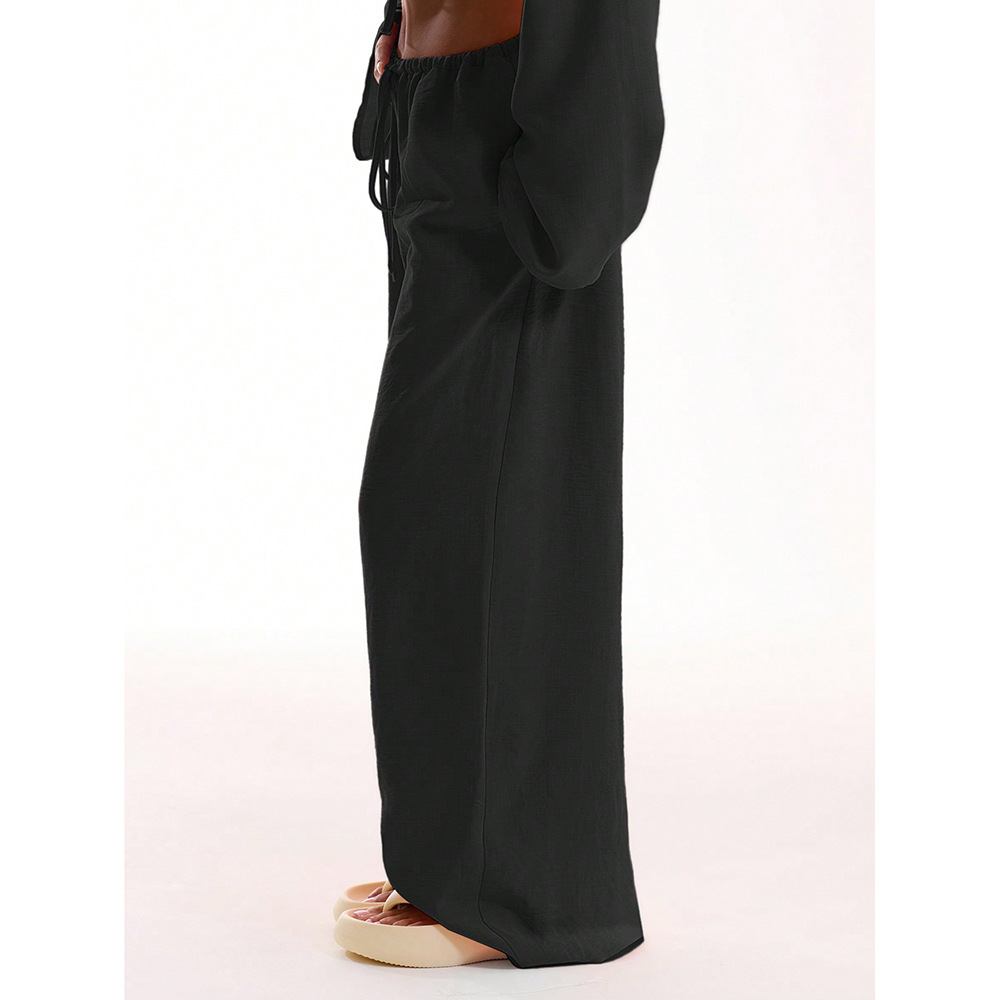 cross-border European And American Casual For Women, New Summer Straight-leg Sports Sweatpants, Loose Trendy_ecoleips.com