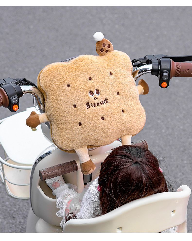 Electric Vehicle Anti-Collision Head Protection Pad, Baby Front-Mounted Child Seat Anti-Collision Pad, Electric Scooter Thickened Protective Pad, Universal