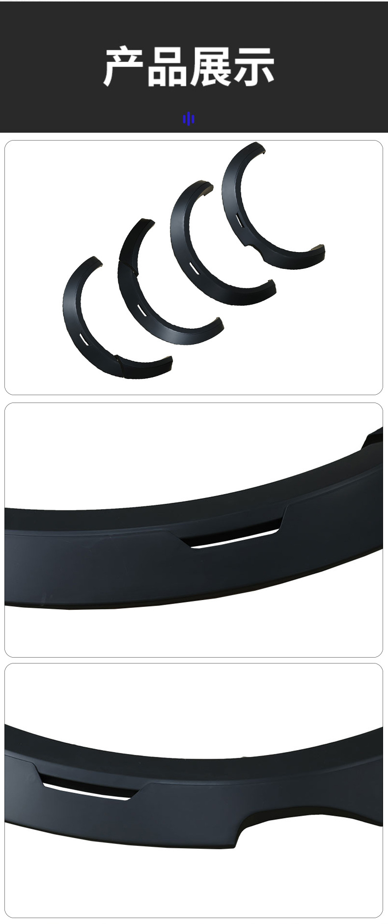 Suitable for Ford Ranger T7/T8 Wide-Body with Lighted Wheel Arches and Mudguards for Pickup Exterior Modification