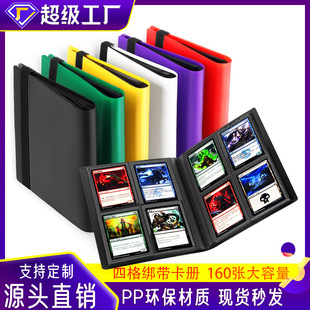 4-Slot Amazon Pokémon Trading Card Game Magic: the Gathering Nezha Ptcg Collection Album with Strap Card Storage Album