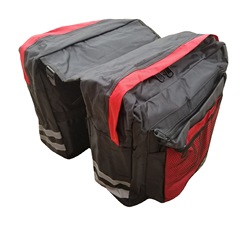 Bicycle rear rack bag, mountain bike two-pack rear bicycle bag, double-pack saddle bag, wholesale bike bag